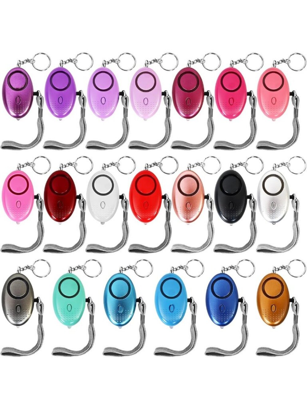 20 Pack Personal Safety Alarms for Women, Keychain Emergency Sound Alarms